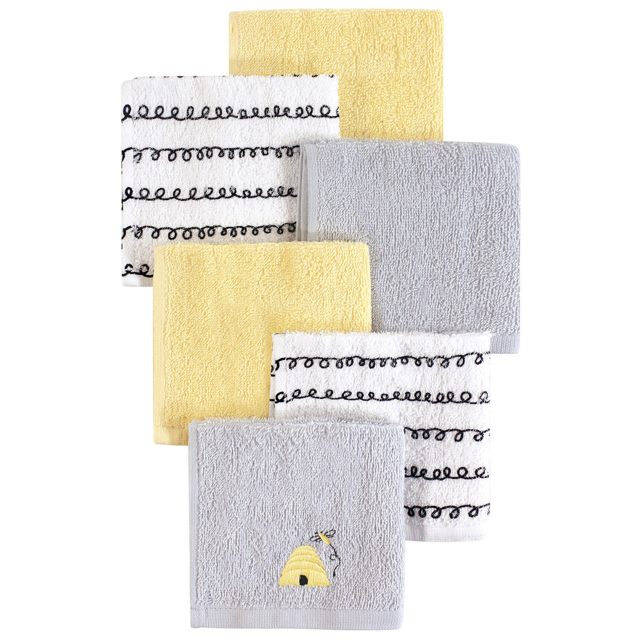 washcloth 6pcs Honey