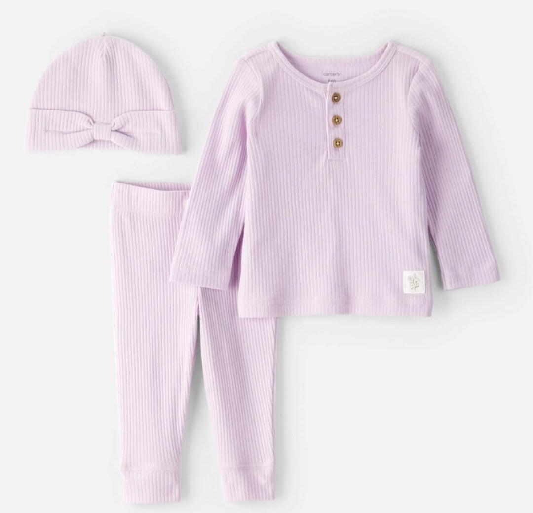 Baby 3-Piece set purple