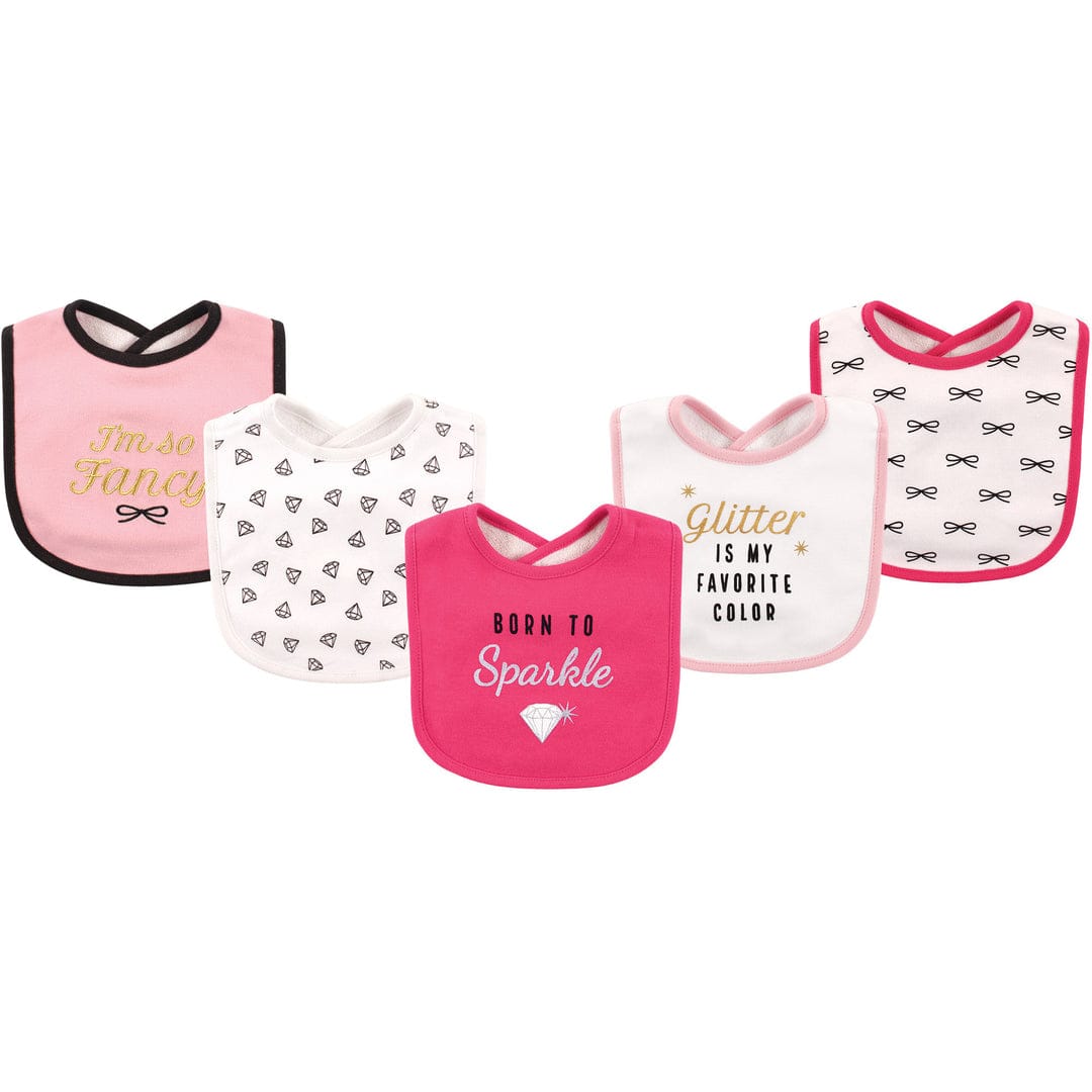 5 Bibs Cotton Pack Sparkle