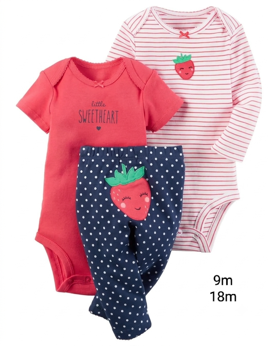 Baby 3-Piece set little sweetheart 🍓