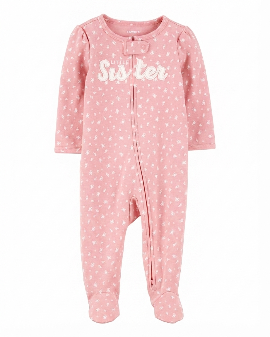 overall coton Sister pink