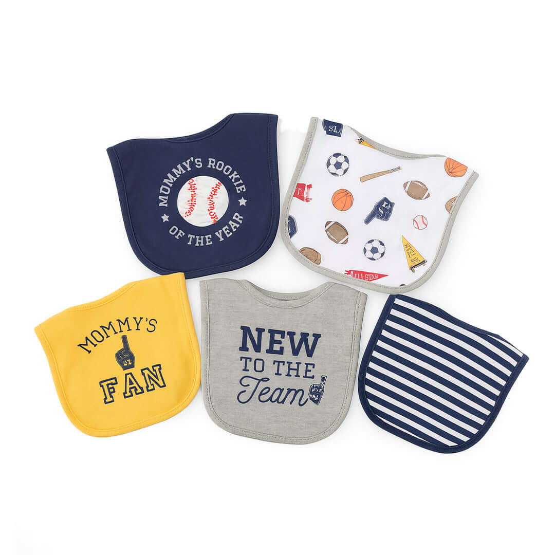 5 Bibs Cotton NEW to the team
