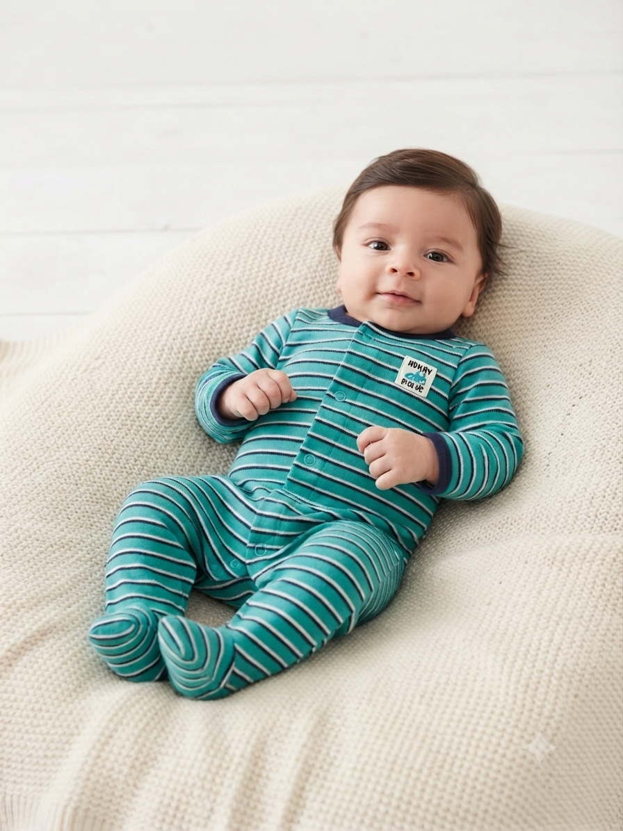 overall coton green
