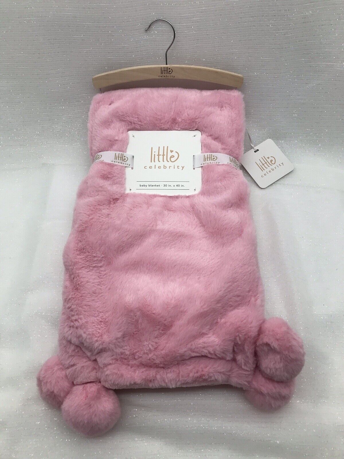 winter blanket little celebrity light pink