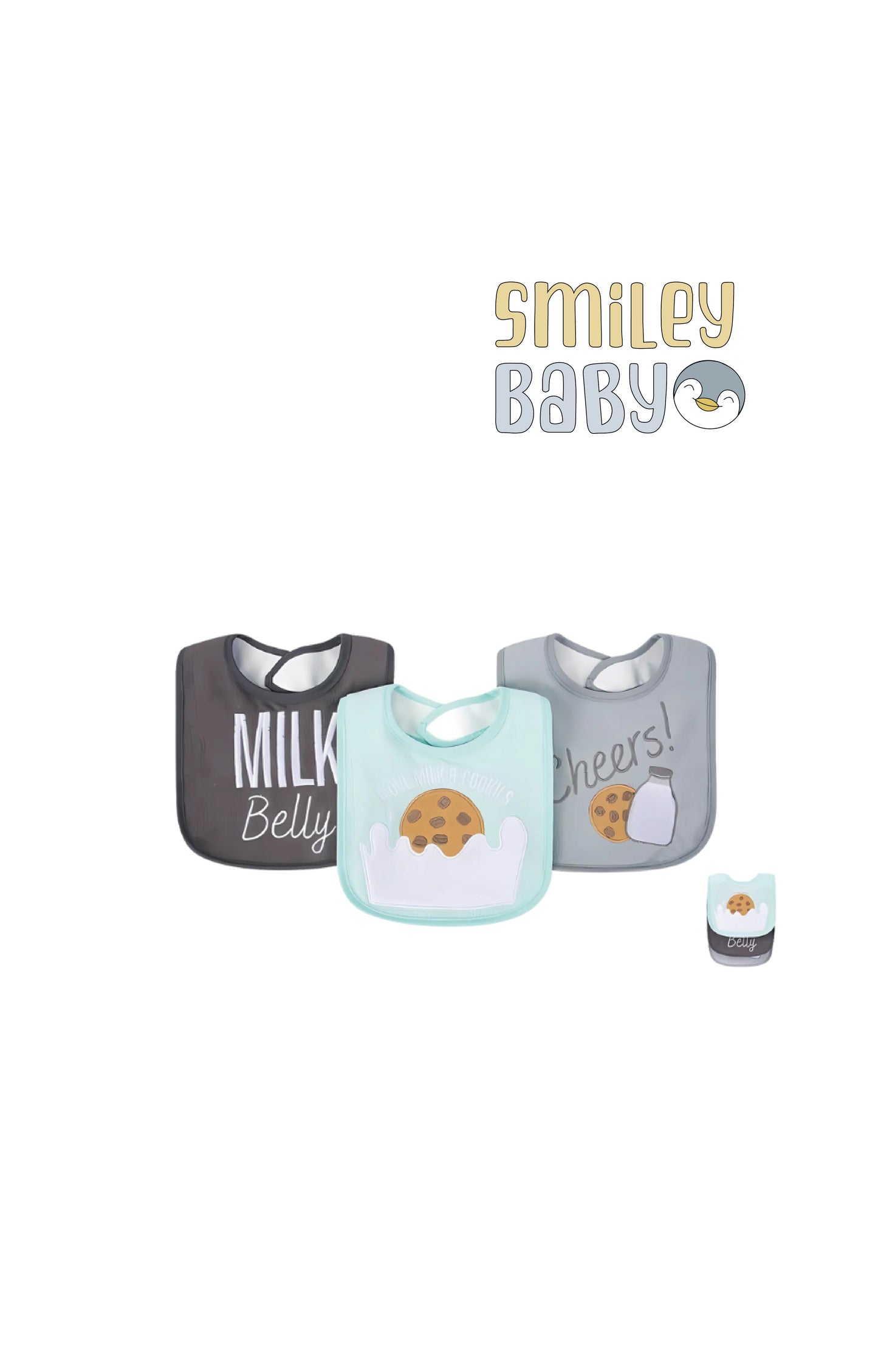 3Pcs Interlock Bibs cookies