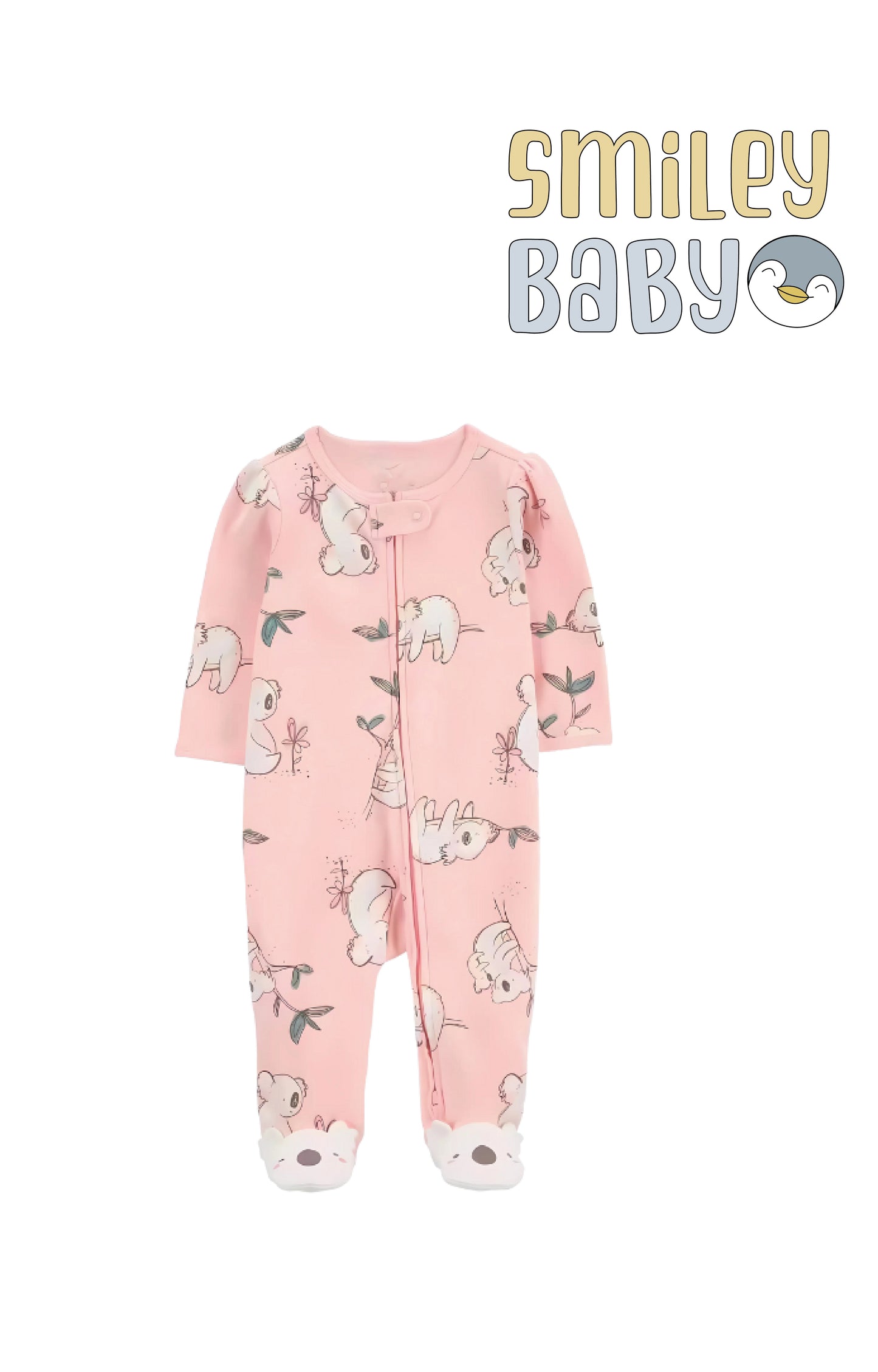 overall coton pink koala