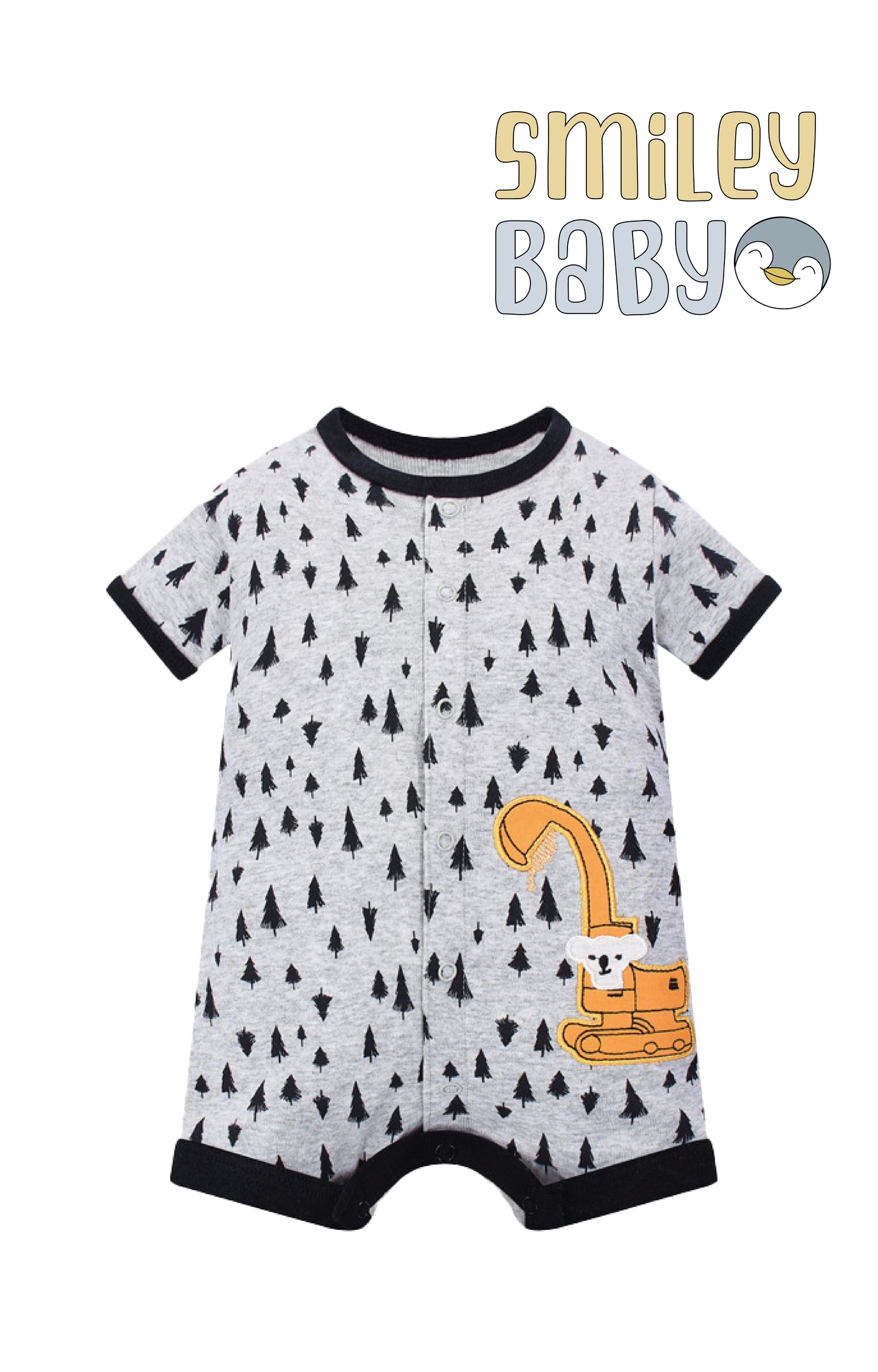 Romper grey cotton