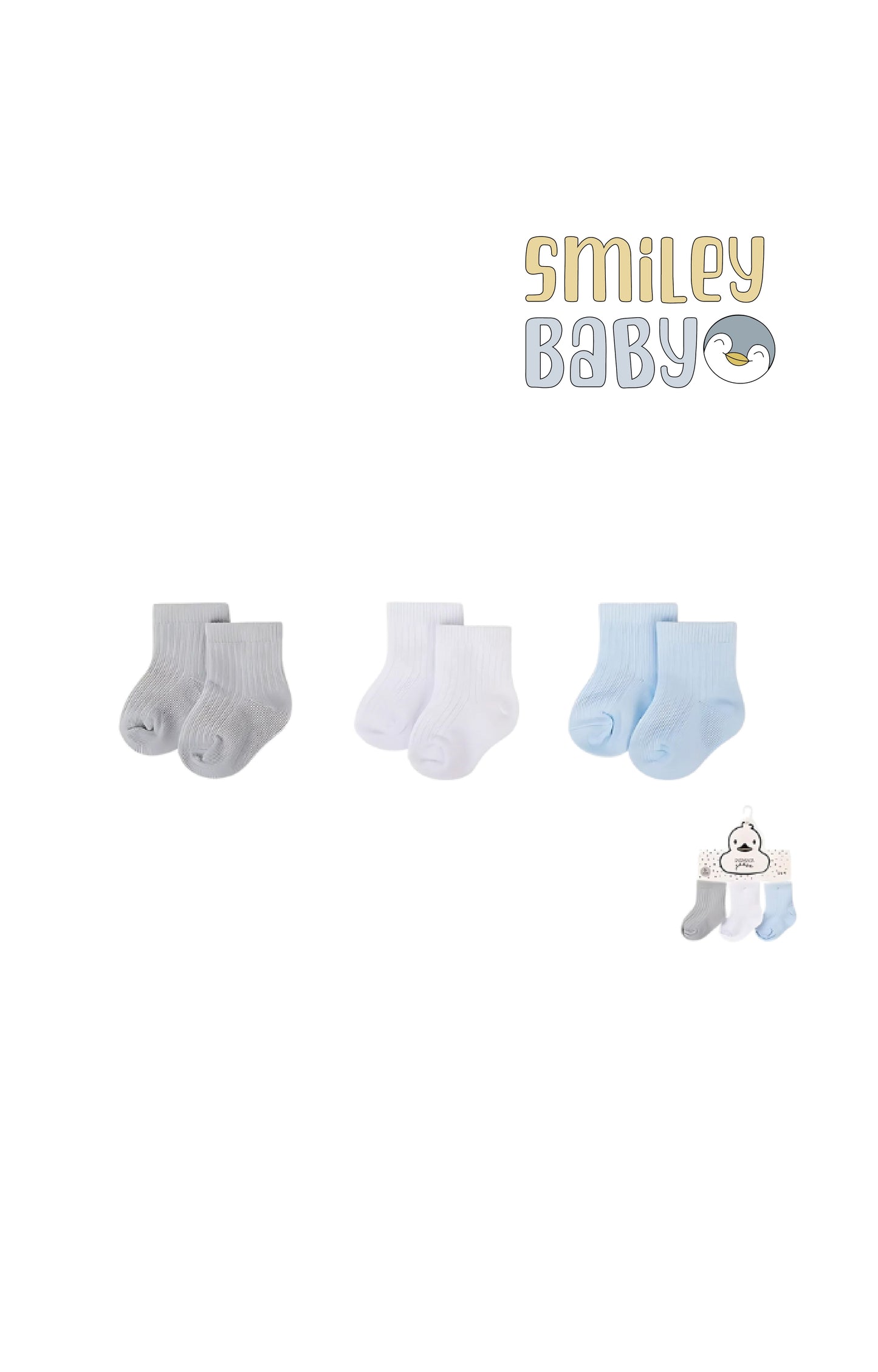 SOCKS SET 3PCS gray