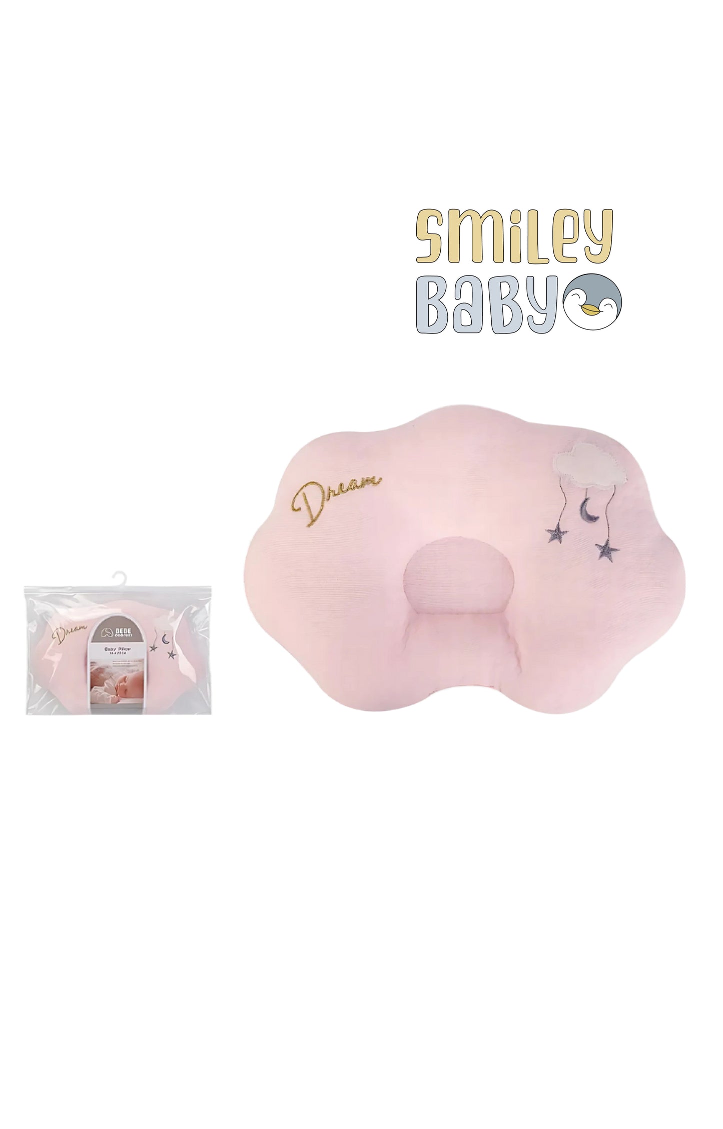 Baby Quilted Pillow PINK DREAMS