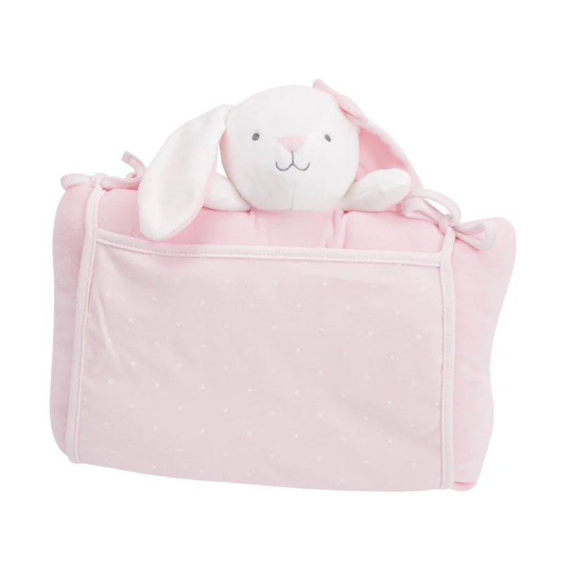 Baby Quilted Pillow PINK rabbit