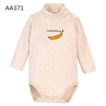 high neck body suit 100% cotton banana