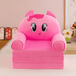 Children's folding sofa plush Pony