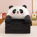 Children's folding sofa plush toy panda