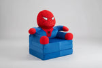 Children's folding sofa plush spiderman