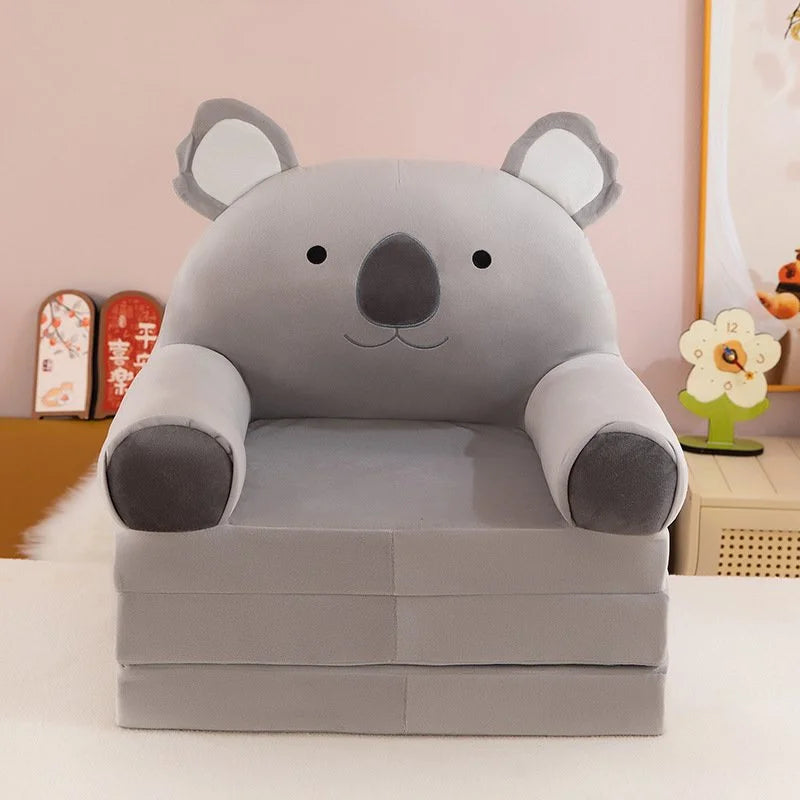 Children's folding sofa plush koala