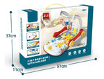 2 in 1 play mat and walker red