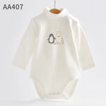 high neck body suit 100% cotton  bear