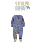 overall coton BLUE LOIN