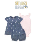 Baby 3-Piece NAVY PINEAPPLE