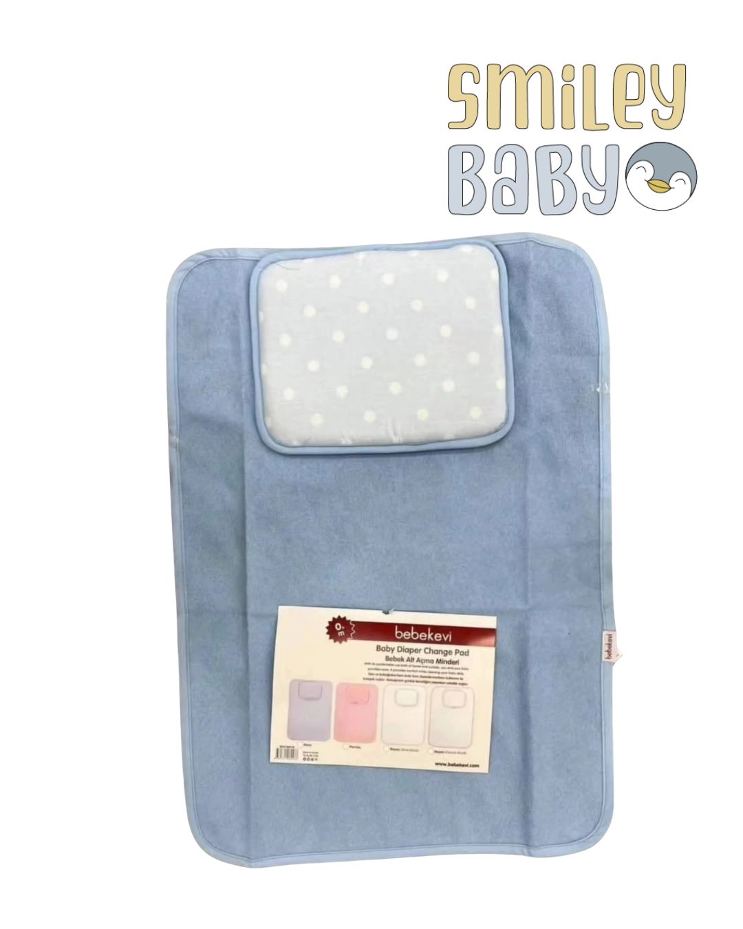 Diaper Changing Pad Waterproof  blue