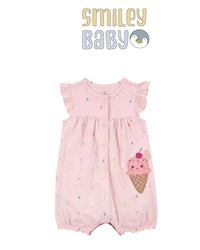 Romper pink icecream   Cotton