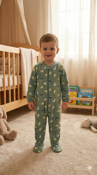 Winter Overall  green cars