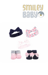 Hudson Baby Headband and Socks Set 5pcs PAPEYON