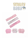 Hudson Baby Cotton Headband set 6pcs FLAWERS