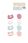 Hudson Baby Cotton Headband set 8pcs RAINBOW
