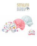 3-Pack Printed Turban Caps GREEN