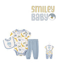 Bebe Favour Baby Bodysuit &  un Footed Pant SET 3PCS ELEPHANT