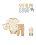 Bebe Favour Baby Bodysuit &  un Footed Pant SET 3PCS LOVE MY DADDY