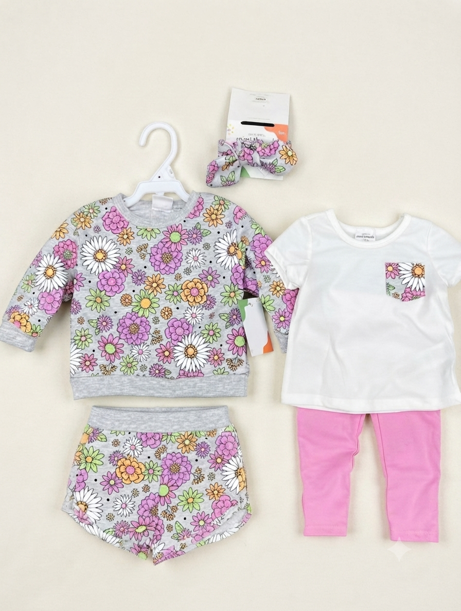 Baby 5-Piece set gray