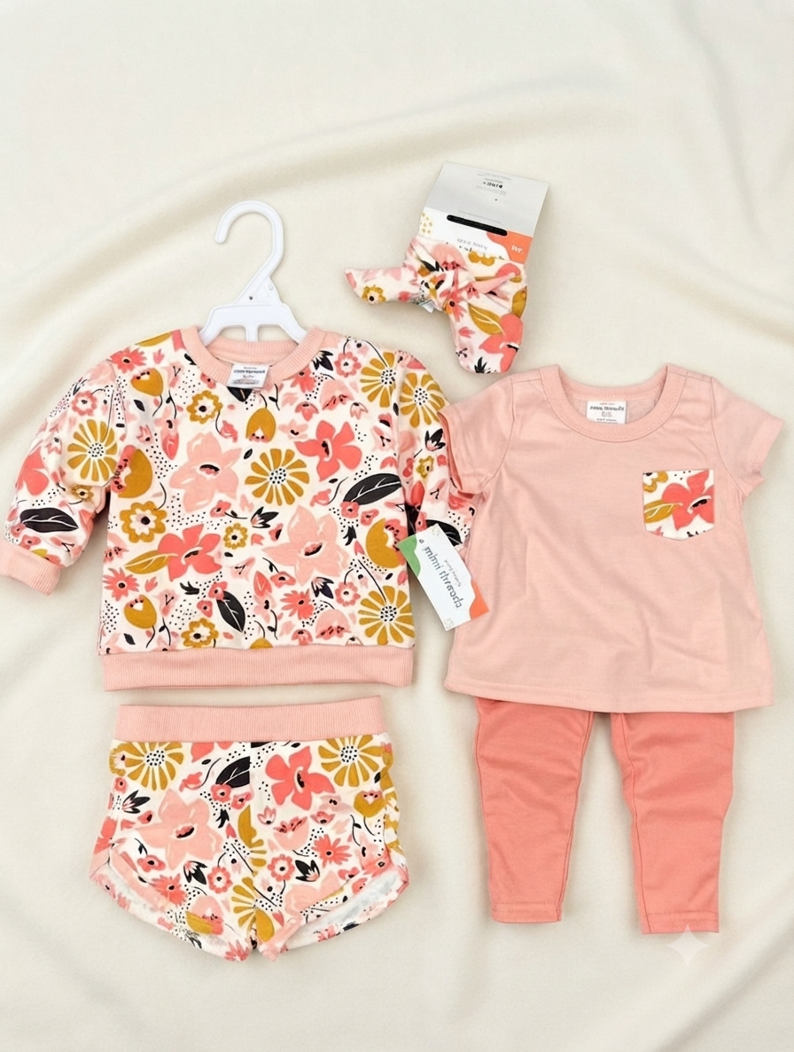 Baby 5-Piece set orange