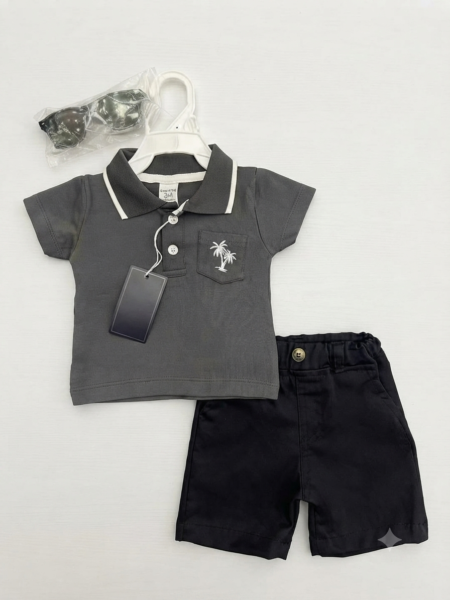 Baby 3-Piece dark gray