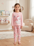 long sleeve cotton pajama lulu cat