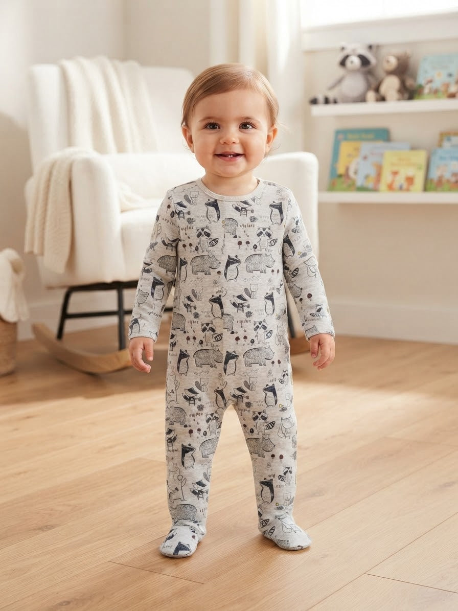 overall coton  Woodland