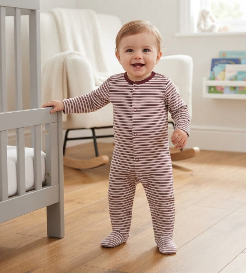 overall coton brown riy