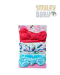 Hudson Baby Cotton Headband set 3pcs COLORS