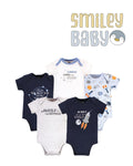 Baby Boy Cotton Bodysuits SPACE
