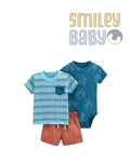 Baby 3-Piece blue octopus