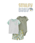 Baby 3-Piece green leafs