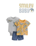 Baby 3-Piece yellow dinosaur