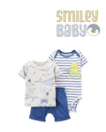 Baby 3-Piece blue whale