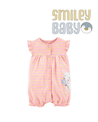 Romper pink mouse   Cotton