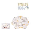 Baby Quilted Pillow WHITE ANIMAL