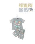 Boys T-Shirt and Mesh Shorts Outfit Set SPACE