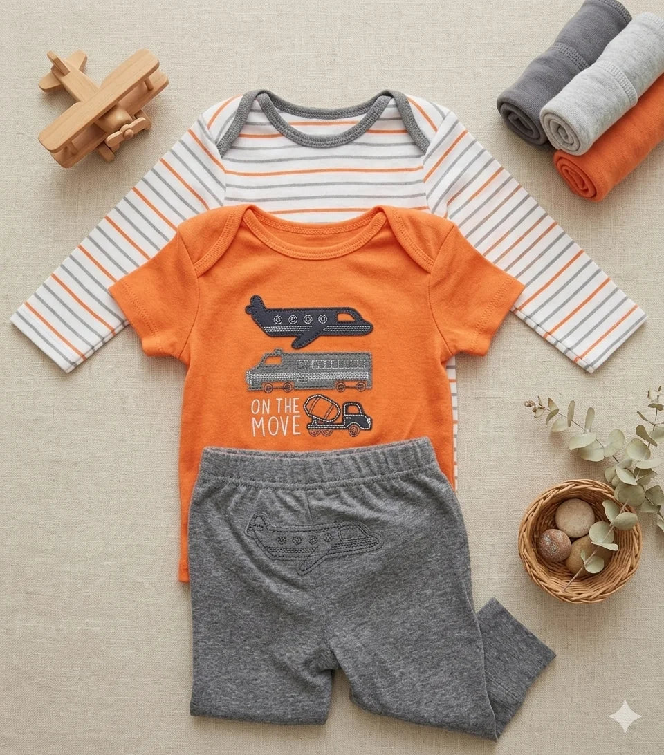 Baby 3-Piece  on the move