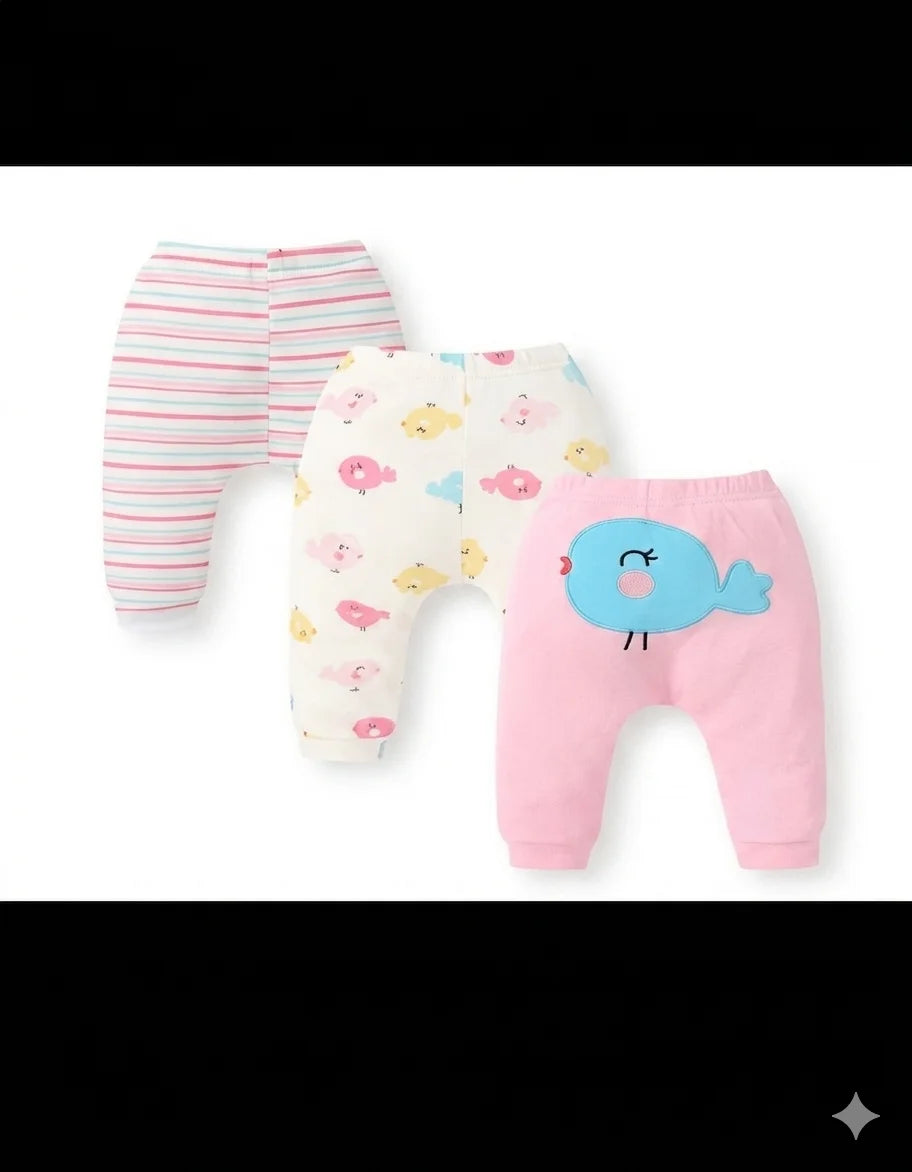 moms care girl pants  fish