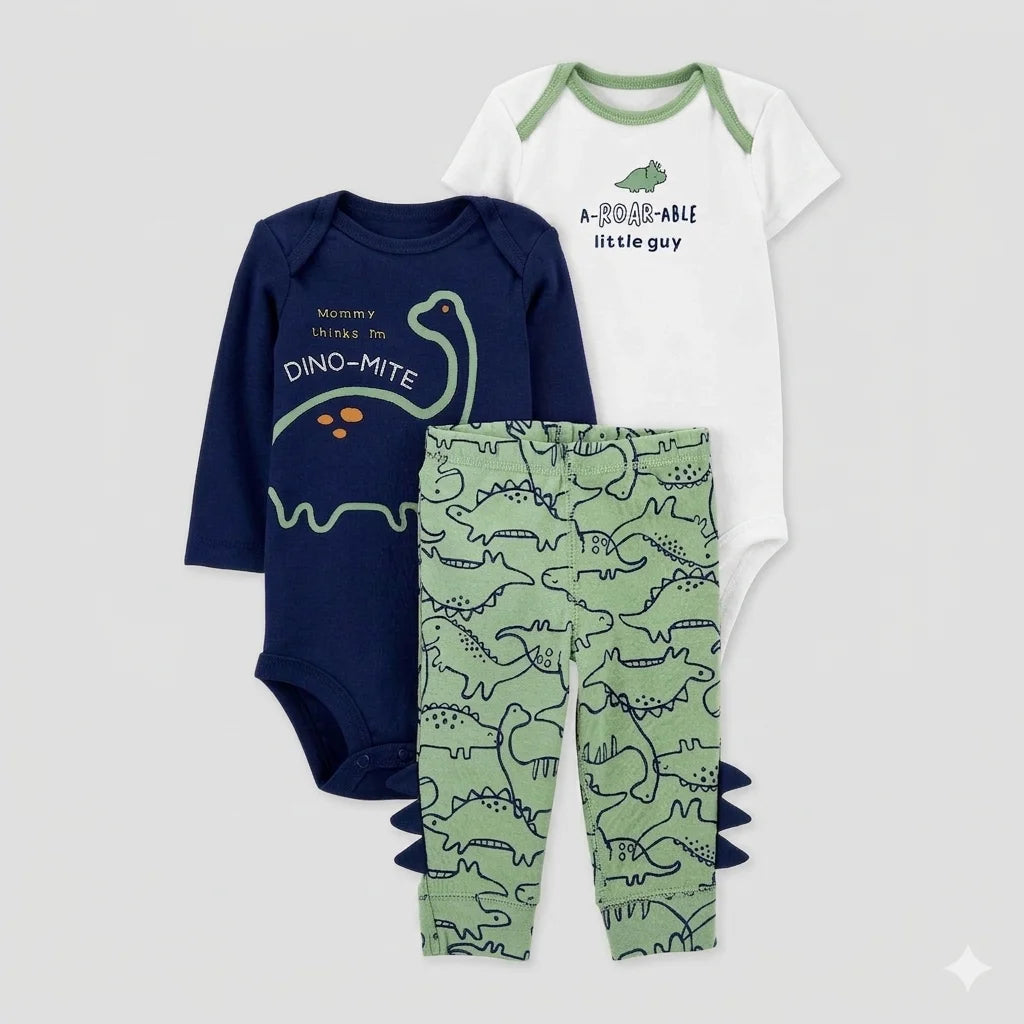 Baby 3-Piece set  dino mite